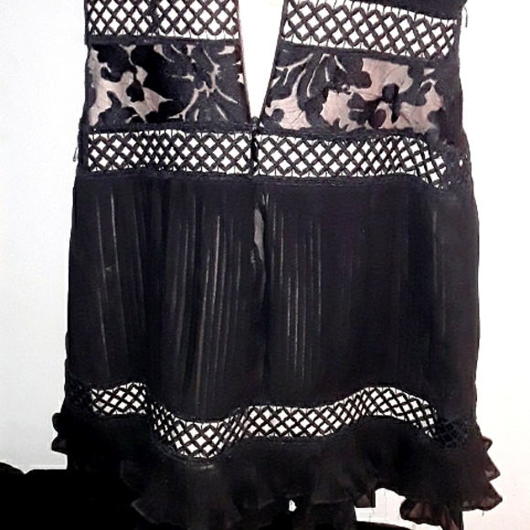 BEAUTIFUL BEAUTIFUL BLACK & BEIGE DRESS - Picture 8 of 8